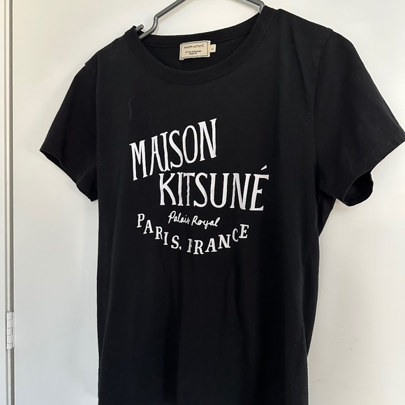 Maison Kitsune Black T-shirt - Picture 1 of 3